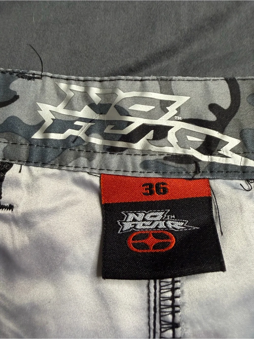 Men's Gray Camo Cargo Shorts - Casual Utility